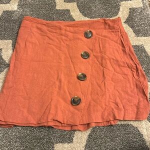 Altr’d State size large copper/ sienna / orange skirt